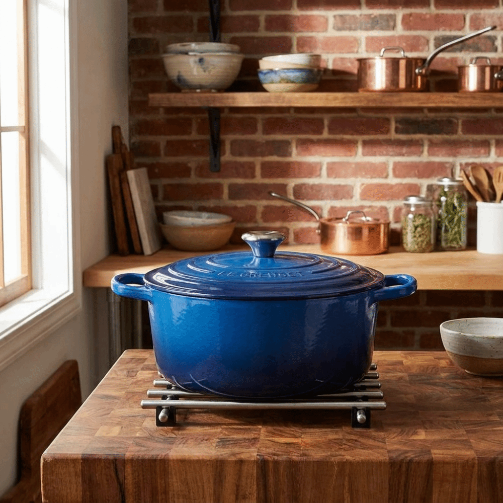 Kitchen Baking Rack - 滑り止め付きステンレス製トリベット、耐熱性、耐久性のあるトリベット、冷却ラック、シルバーのベーキングパンホルダー（キッチン用）