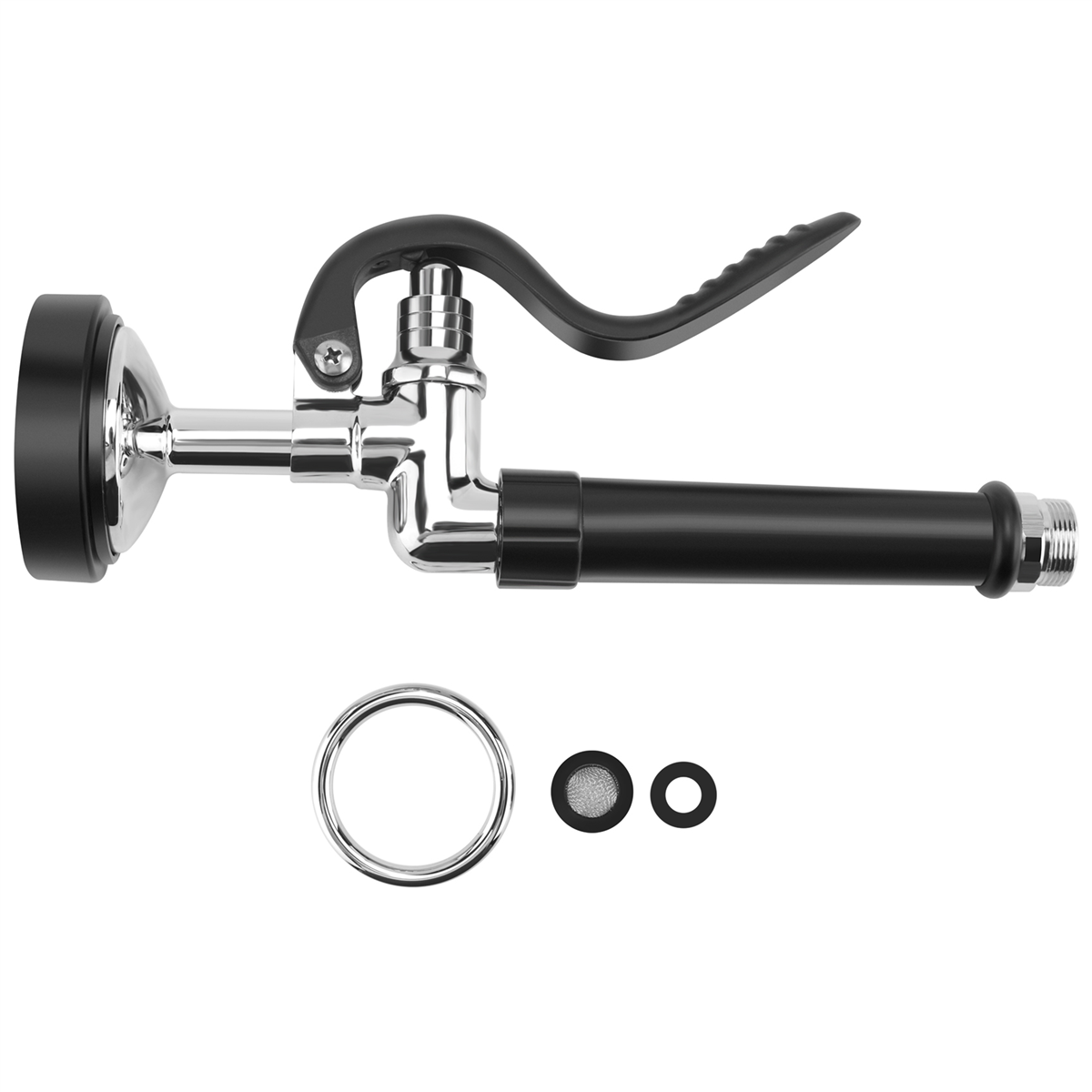 Kitchen Baking Mixer - 業務用キッチン蛇口部品,プレリンス,クローム仕上げスプレー,黒