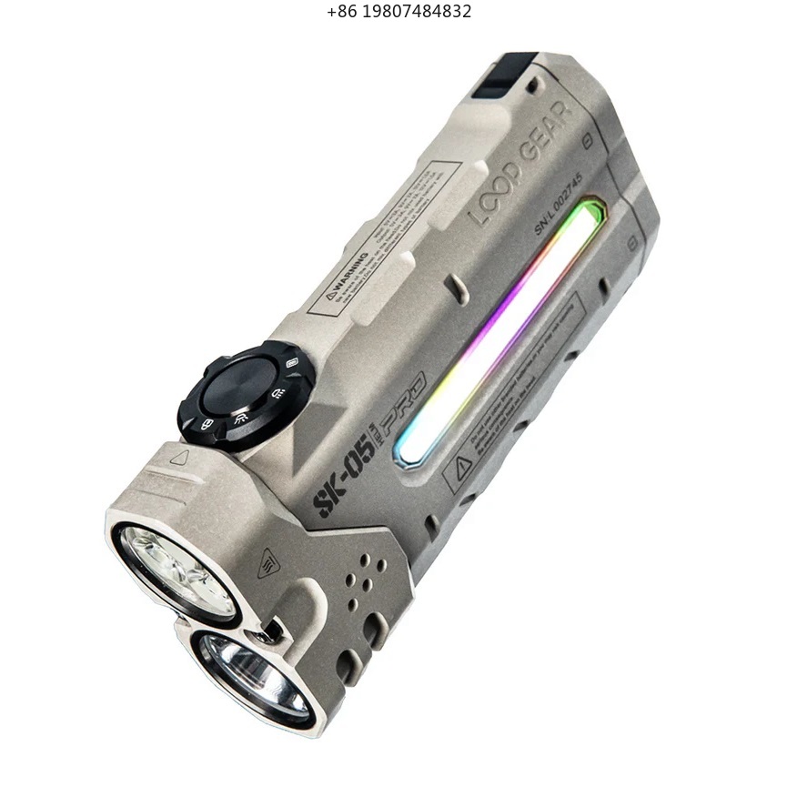 Kitchen Bank - 屋外照明 LOOP SK05 RRO 充電式磁気キャンプ用ハイパワー LED