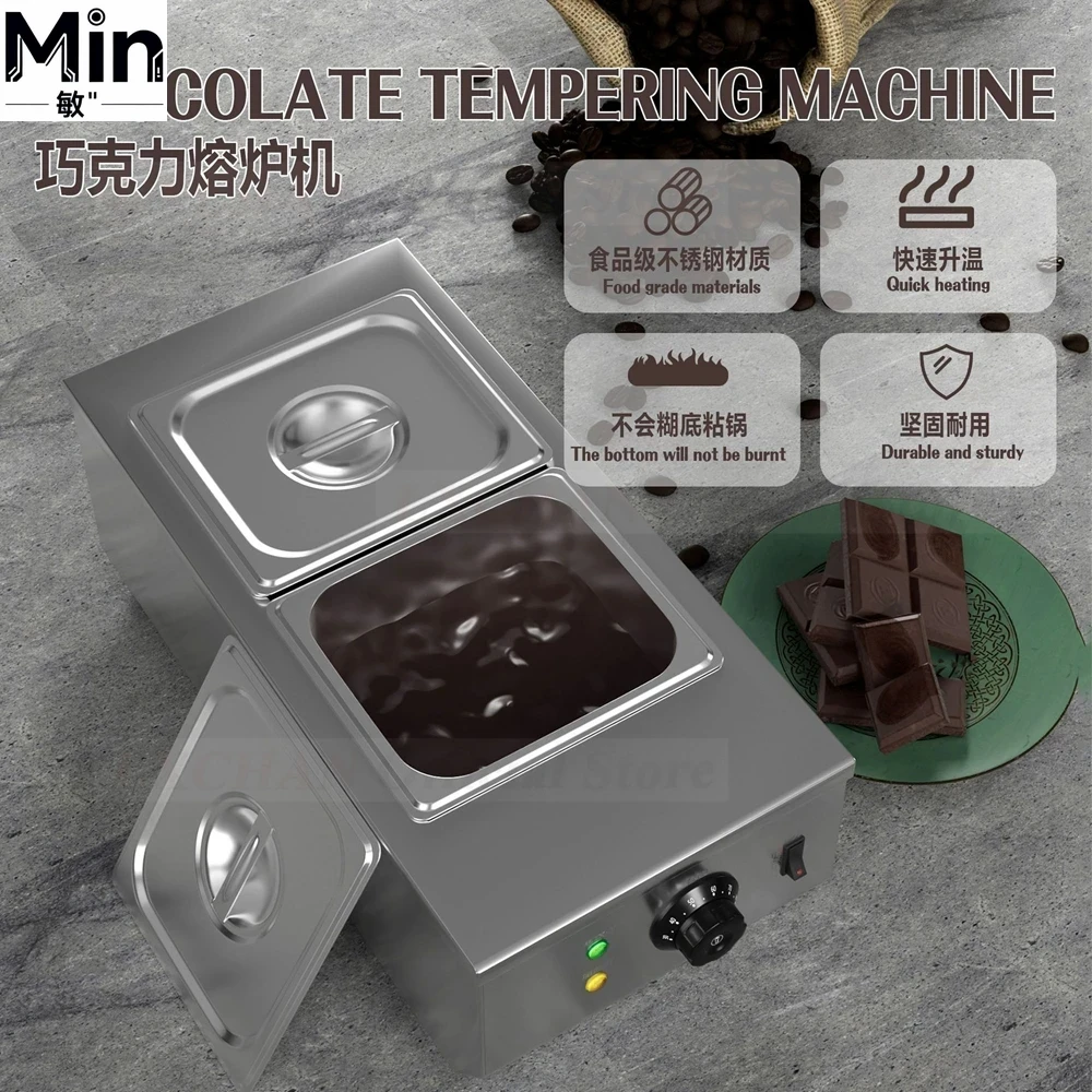 Commercial Kitchen For Baking - ホームワイズ 3L容量 30-85 ° C温度調節チョコレートメルターウォーマー、キャンディー作り、製菓、業務用キッチン向け