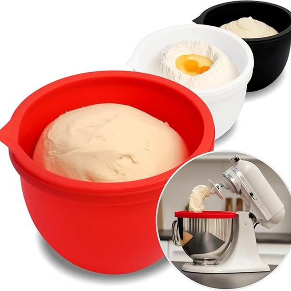 Kitchen Aid Baking Mixer - シリコンボウルライナー 蓋付き キッチンエイド チルトヘッドミキサー用 5クォート容量 耐熱性