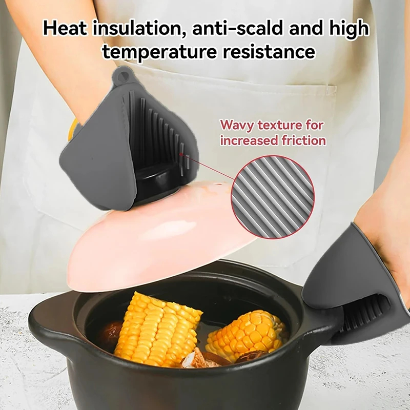 2 個ミニオーブン手袋シリコーン耐熱調理手袋断熱滑り止め手袋 - Kitchen Baking Rack のレビューと価格