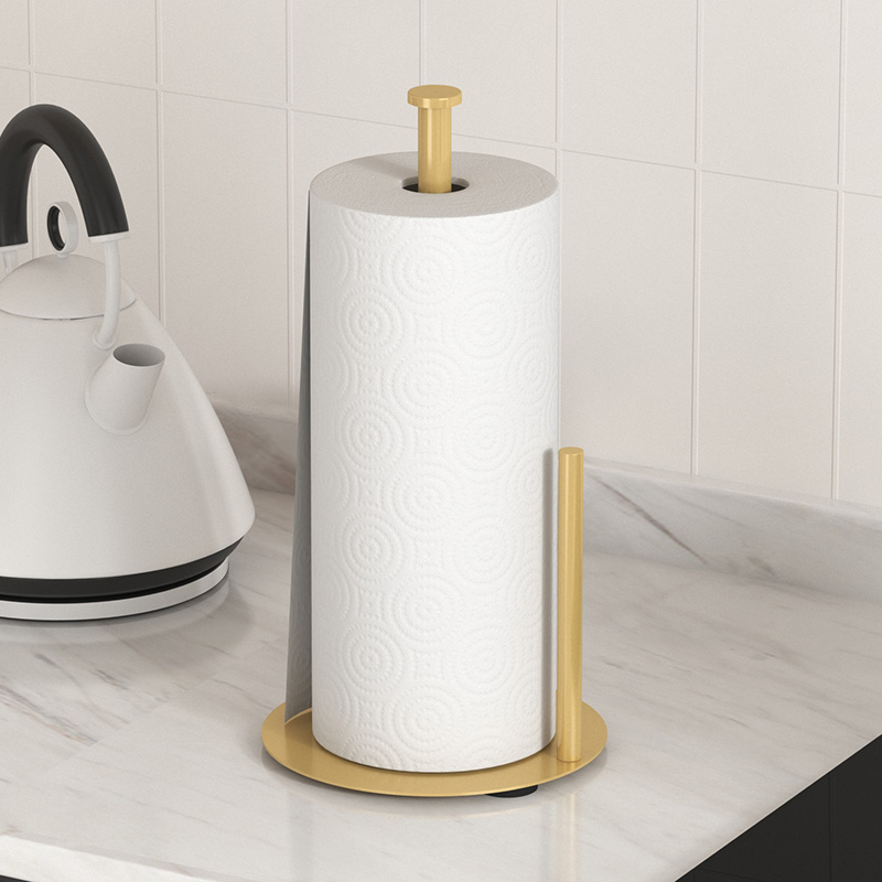 加重ベース付きキッチンロールホルダー - 頑丈なカウンタート - Kitchen Baking Paper Holder のレビューと価格