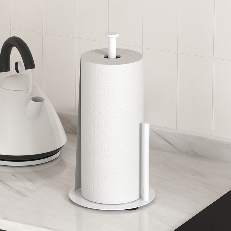 加重ベース付きキッチンロールホルダー - 頑丈なカウンタート - Kitchen Baking Paper Holder のレビューと価格