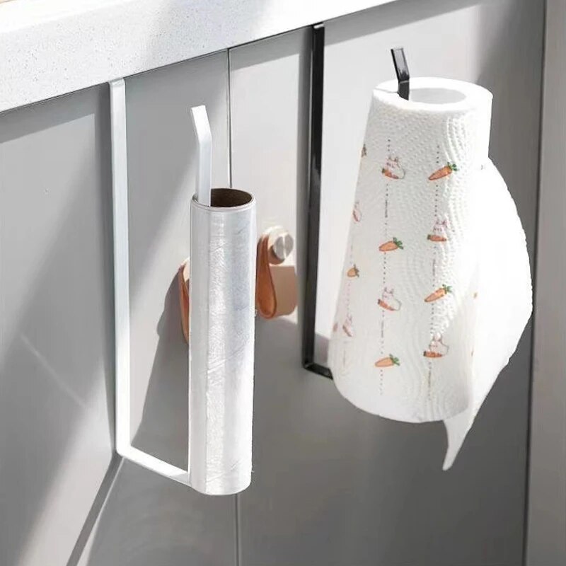 ペーパーロールホルダー タオルラック クリングフィルム収納ラ - Kitchen Baking Paper Holder のレビューと価格