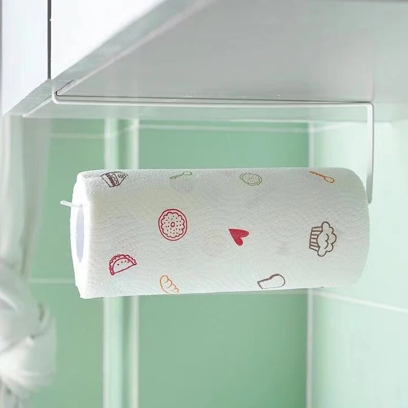 ペーパーロールホルダー タオルラック クリングフィルム収納ラ - Kitchen Baking Paper Holder のレビューと価格