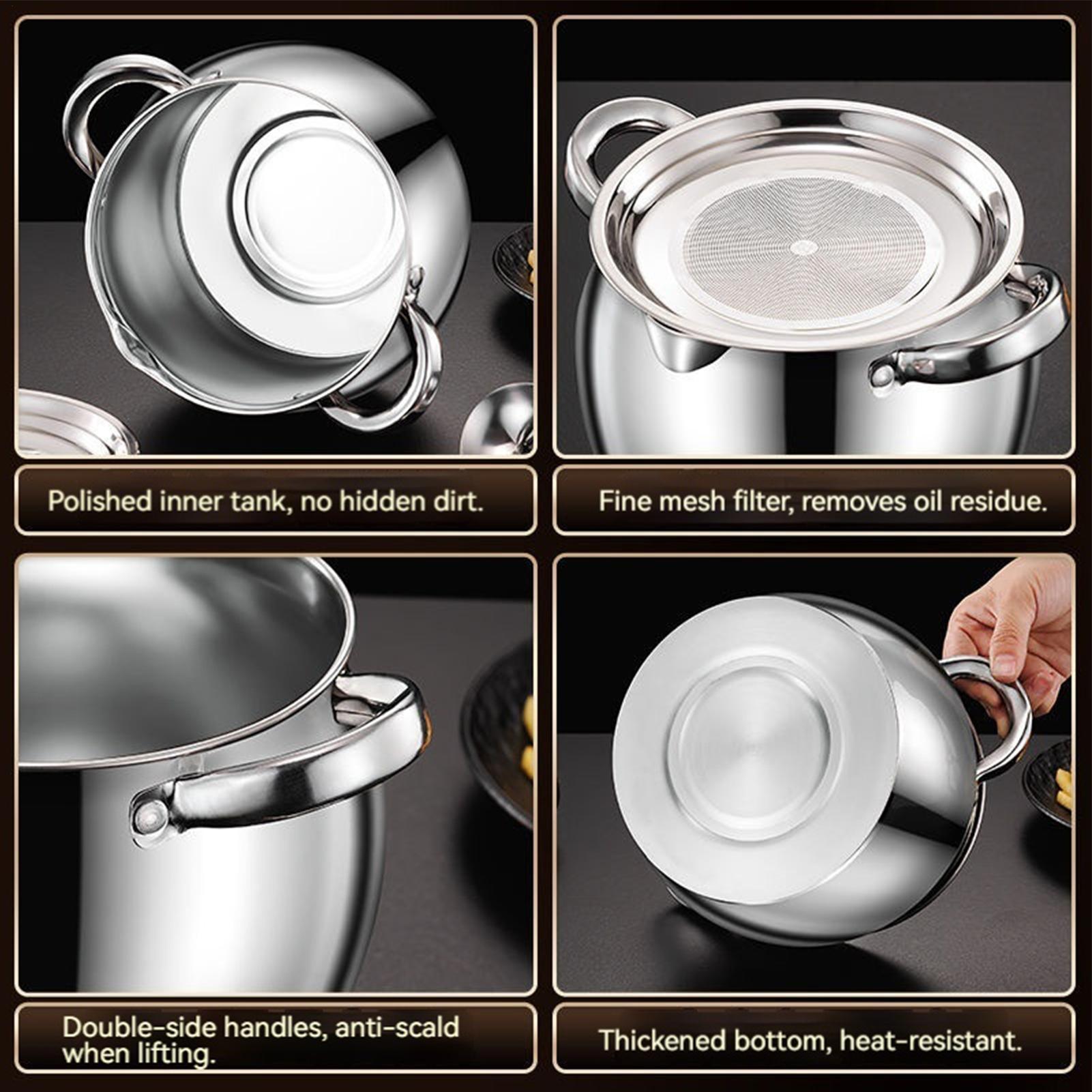 グリース容器 ステンレス製脂肪保存容器 グリースジャー スト - Kitchen Baking Canisters のレビューと価格