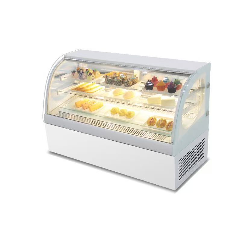 業務用カウンタートップステンレス製食品陳列棚、断熱ケーキガラ - Commercial Kitchen For Baking のレビューと価格