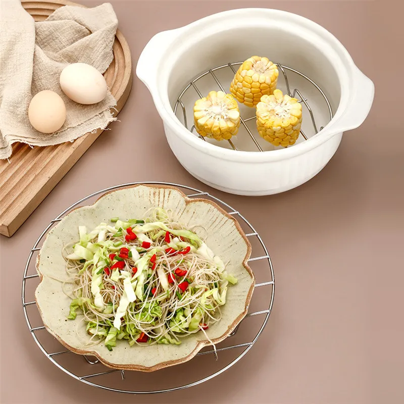 ステンレス製調理器具蒸し器ラック調理ベーキングポットスタンド - Kitchen Baking Rack のレビューと価格