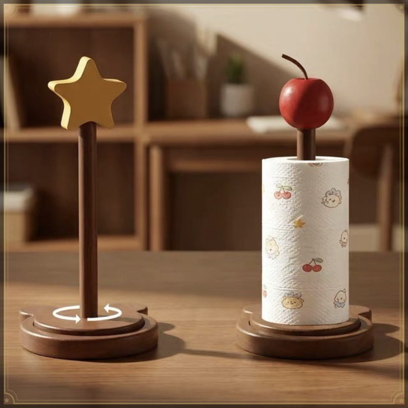 木製クリエイティブデザインキッチンペーパータオルホルダー多機 - Kitchen Baking Paper Holder のレビューと価格