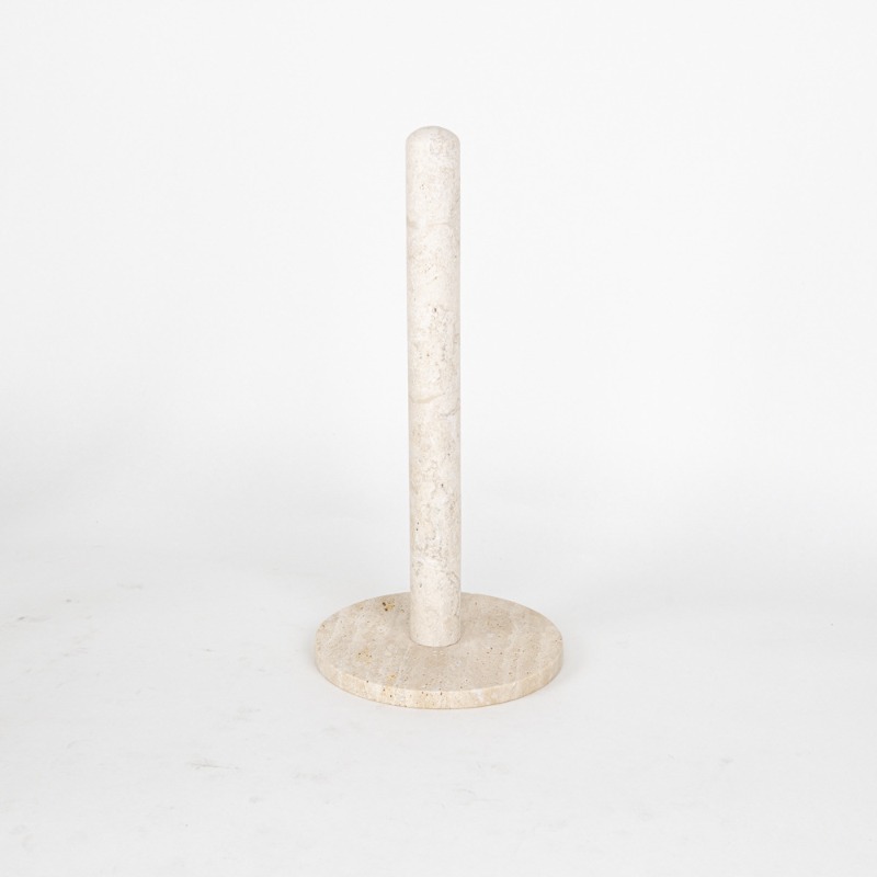 カスタム天然トラバーチン製ペーパータオルホルダー自立型キッチ - Kitchen Baking Paper Holder のレビューと価格