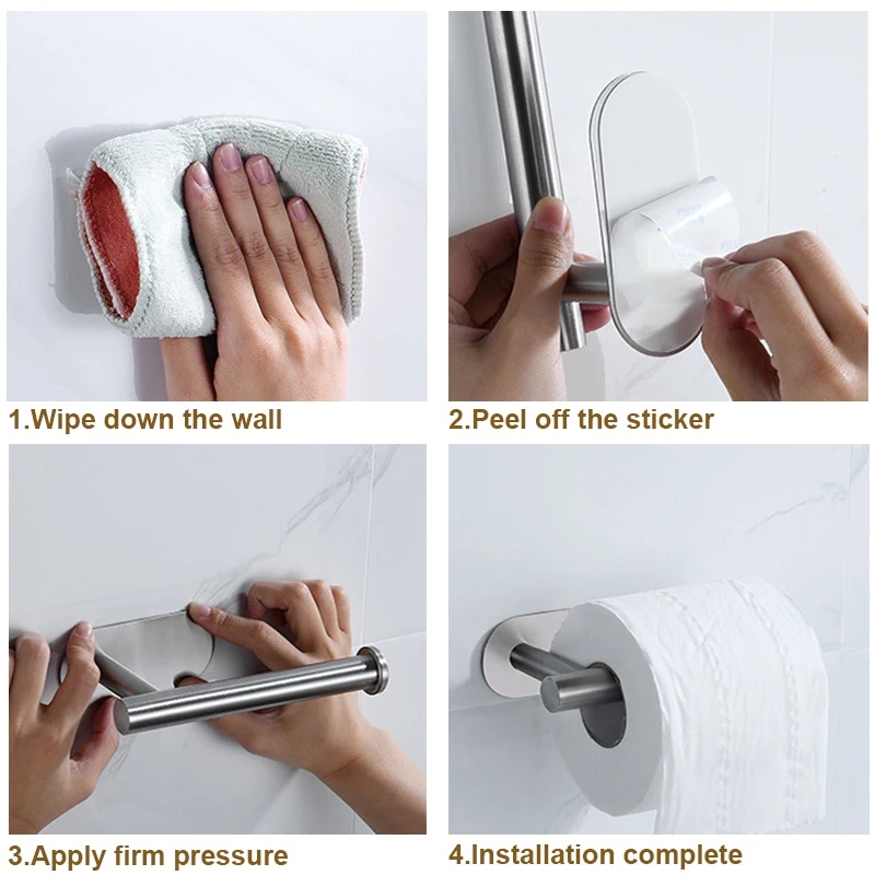 ステンレス鋼のペーパータオルホルダー、バスルームキッチン用、 - Kitchen Baking Paper Holder のレビューと価格