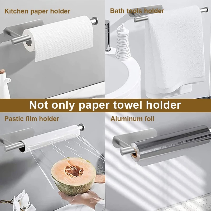ステンレス鋼のペーパータオルホルダー、バスルームキッチン用、 - Kitchen Baking Paper Holder のレビューと価格