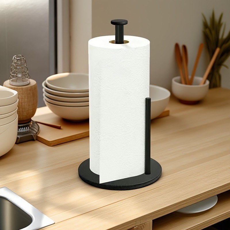 ステンレス製キッチンロールホルダー（重みのあるベース付き）  - Kitchen Baking Paper Holder のレビューと価格