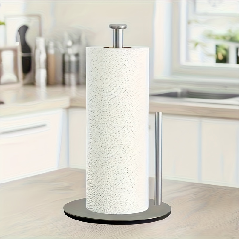 ステンレス製キッチンロールホルダー（重みのあるベース付き）  - Kitchen Baking Paper Holder のレビューと価格