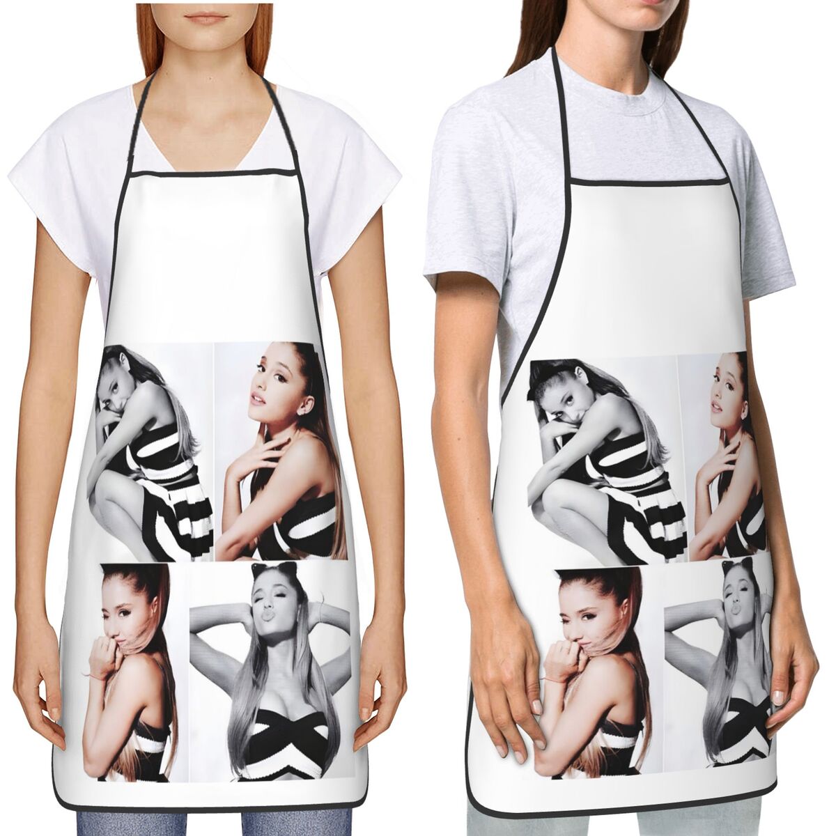 アリアナ・グランデ トリニティ・スターズ 写真撮影 エプロン - Kitchen Baking Photoshoot のレビューと価格