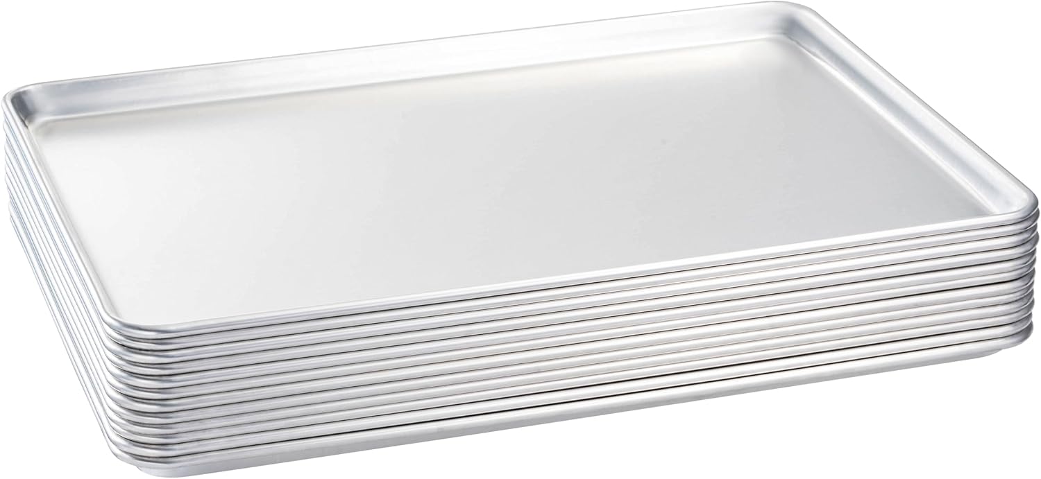 フルサイズ業務用アルミ製ベーキングシートパンセット、大型18 - Commercial Kitchen For Baking のレビューと価格
