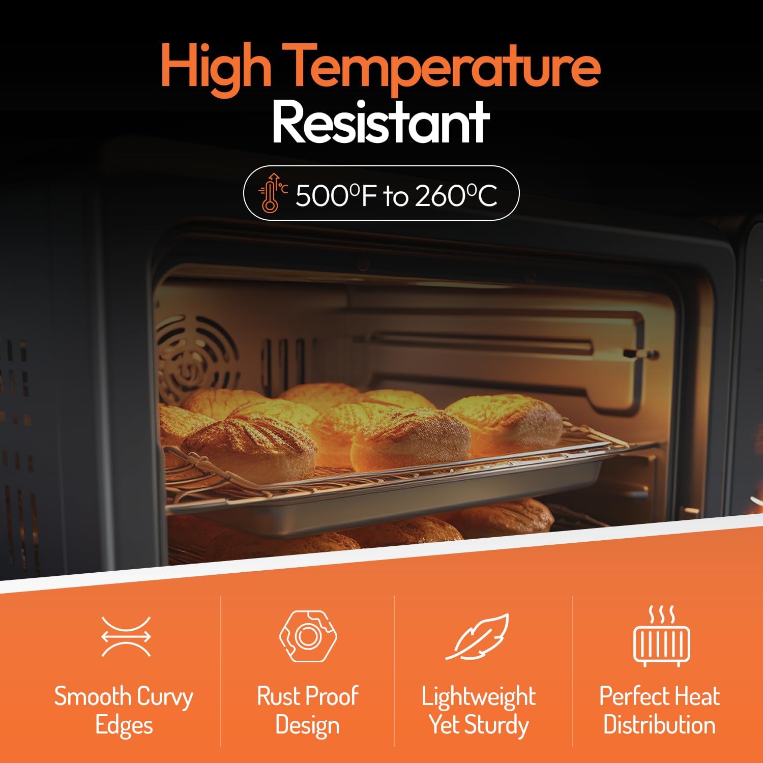 フルサイズ業務用アルミ製ベーキングシートパンセット、大型18 - Commercial Kitchen For Baking のレビューと価格