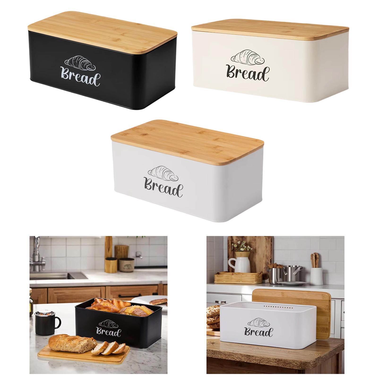 キッチンカウンター用ブレッドボックス 頑丈で多用途なギフト  - Kitchen Baking Pantry のレビューと価格