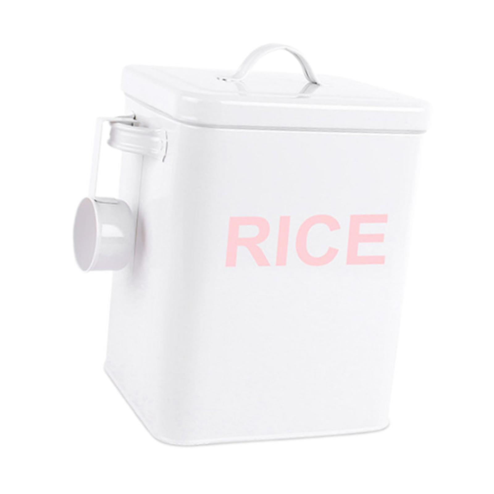密閉式金属製米びつ、ハンドル付き鮮度保持容器、キッチンパント - Kitchen Baking Pantry のレビューと価格