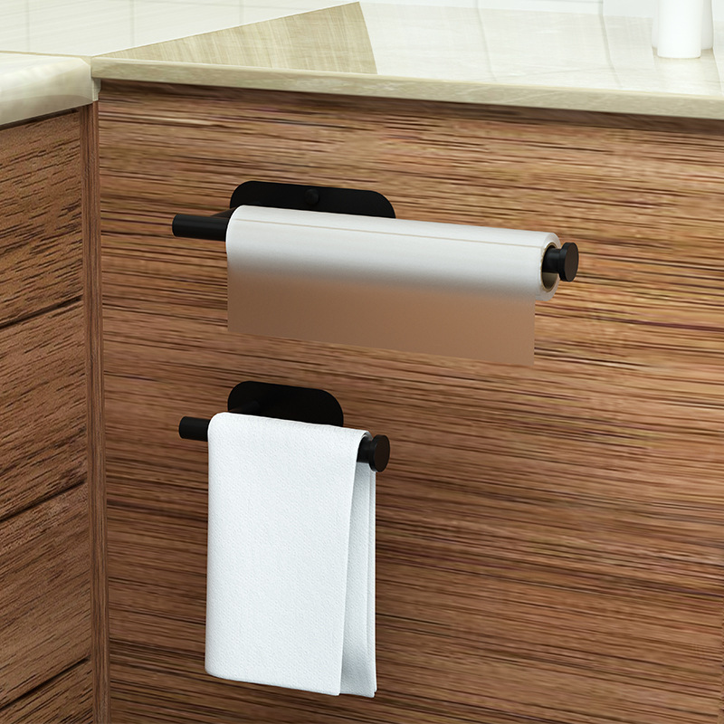 キッチンペーパータオルホルダー 粘着ティッシュハンガー トイ - Kitchen Baking Paper Holder のレビューと価格