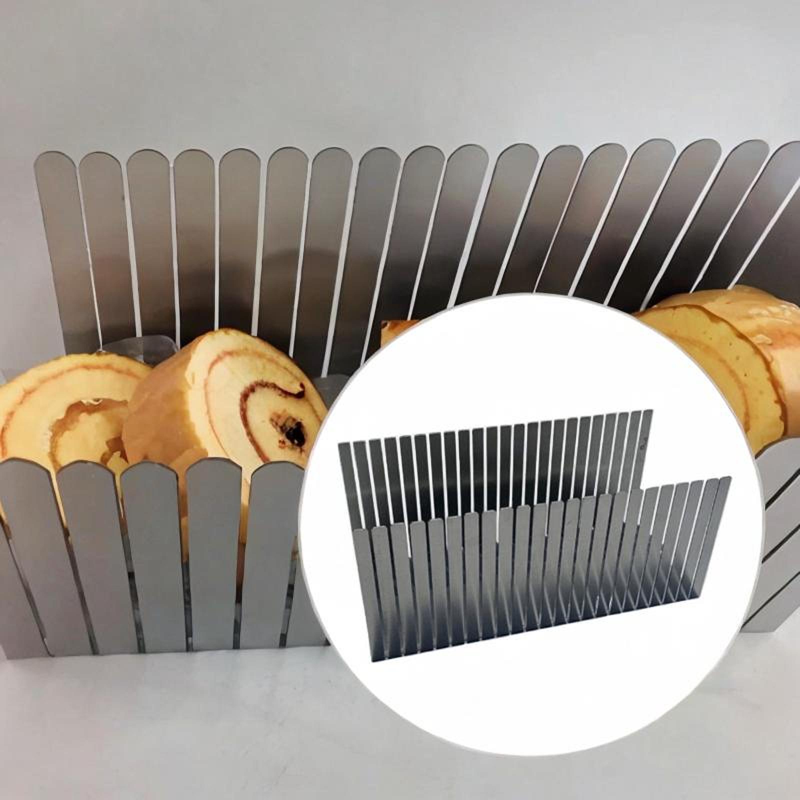 ステンレス鋼ブレッドスライサーキッチンガジェットベーキングツ - Commercial Kitchen For Baking のレビューと価格