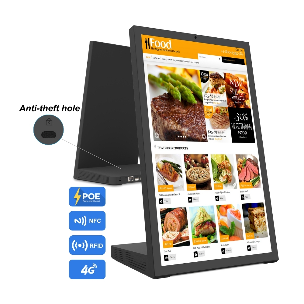 デスクトップ型Lタブレットデジタルサイネージタッチスクリーン - Kitchen Bank のレビューと価格