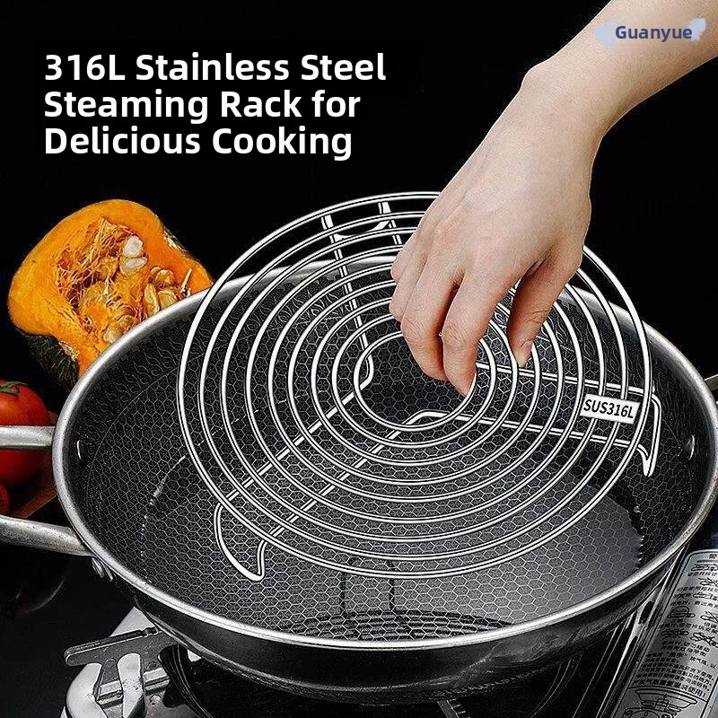 ステンレス鋼蒸し器ラックキッチンアクセサリーベーキングマット - Kitchen Baking Rack のレビューと価格