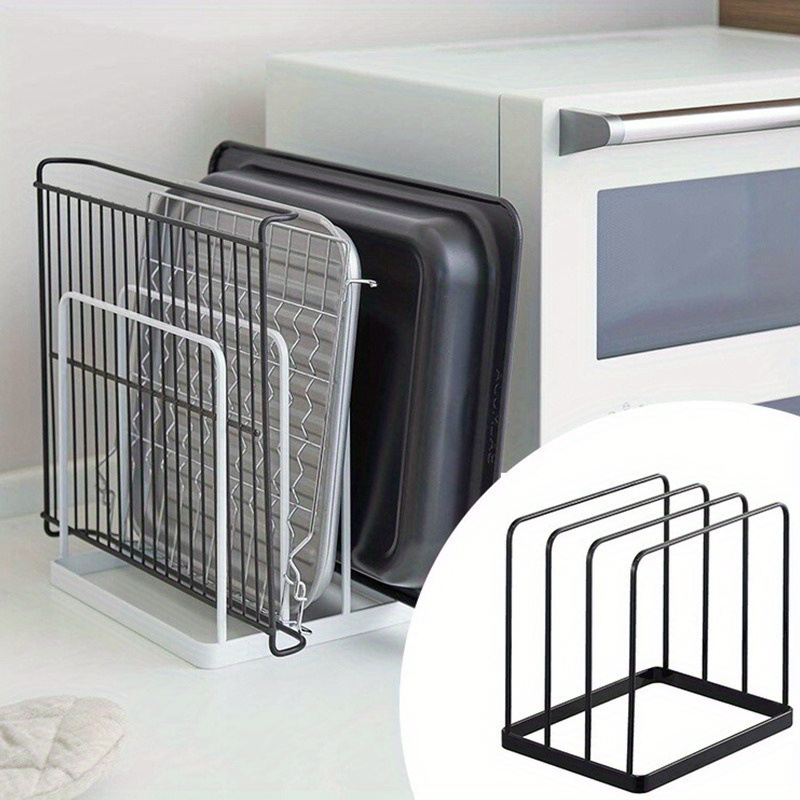 垂直まな板ラック 4 層キッチントレイベーキングトレイオーガ - Kitchen Baking Rack のレビューと価格