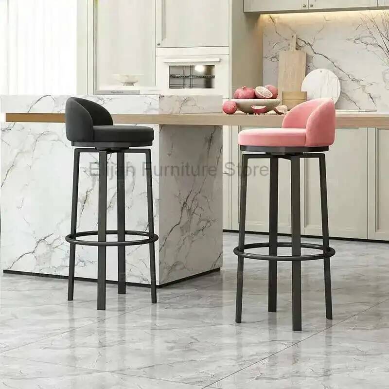 バーレセプションホームデザイナーアイランドハイチェア北欧背も - Kitchen Bank のレビューと価格