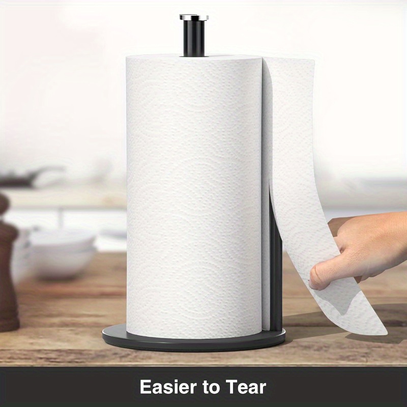 ペーパータオルホルダー ブラック、プレミアムステンレススチー - Kitchen Baking Paper Holder のレビューと価格