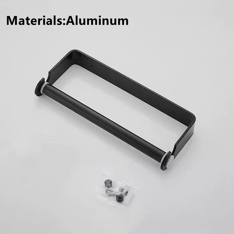 黒銀アルミ製ラップホルダー、ペーパータオルホルダー、壁掛け式 - Kitchen Baking Paper Holder のレビューと価格