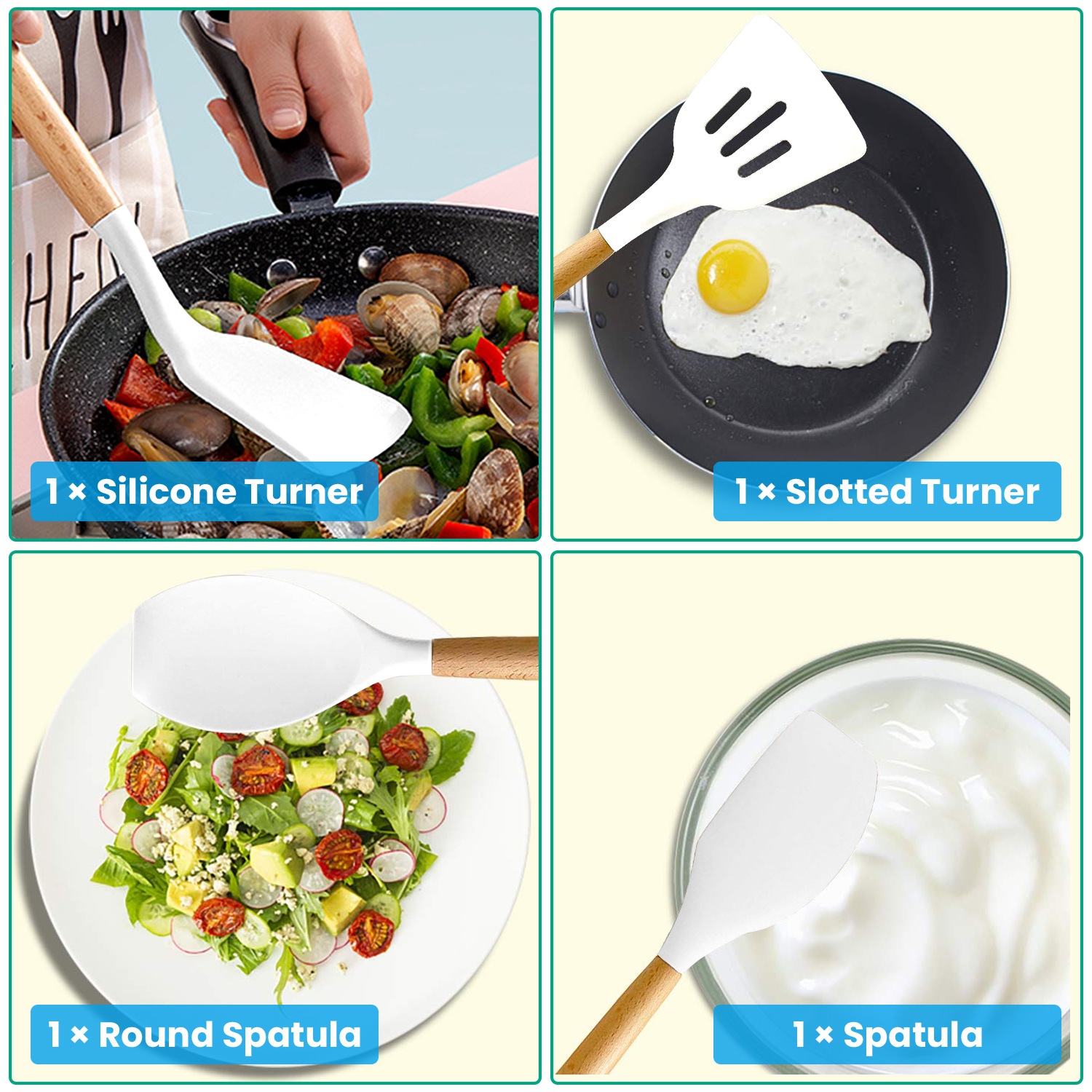 35点キッチン調理器具セット スパチュラセット ベーキング器 - Kitchen Baking Necessities のレビューと価格